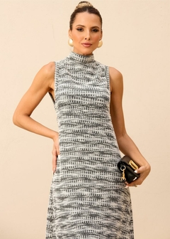 VESTIDO LONGUETE DE TWEED - comprar online