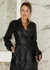 TRENCH COAT RAQUEL DE COURO - Amsterdam Closet