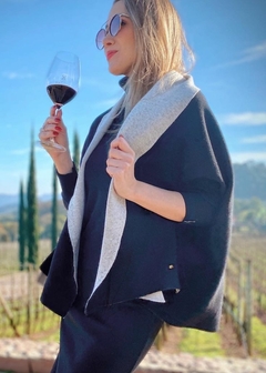 Capa Lã Inverno Elegante Feminino - comprar online