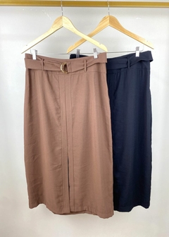 SAIA SOLTA MAXI MIDI COM CINTO