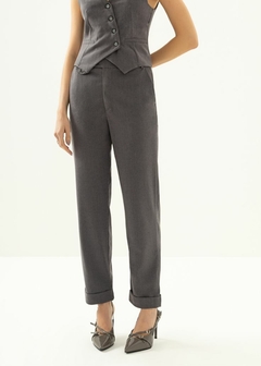 Calça Alfaiataria Liana Reta Casual Feminina