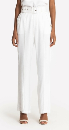 CALÇA ALFAIATARIA FLARE COM PESPONTOS EM CONTRASTE - comprar online