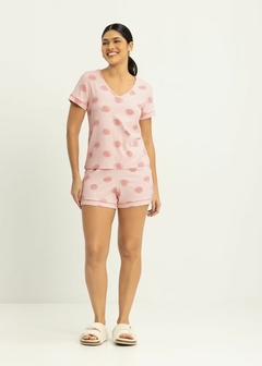 PIJAMA MALHA CAMISETA SHORTS ESTAMPADO - Amsterdam Closet