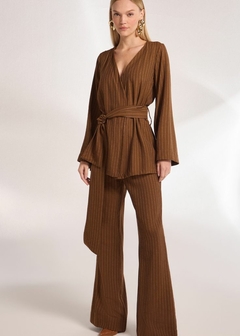 Calça Mari Viscose Wide Leg Feminina - loja online