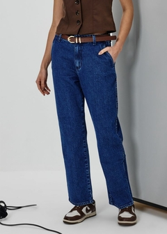 CALÇA JEANS RETA FEMININA - loja online