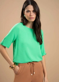 BLUSA VISCOSE DETALHE MANGA na internet