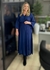 VESTIDO CREPE MIDI COM AMARRAÇÃO NA CINTURA. - comprar online