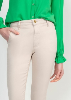 Calça Sarja Feminino Comfy Casual na internet