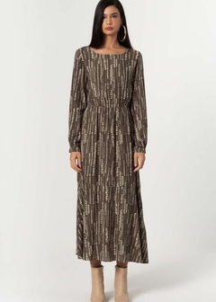 VESTIDO TECIDO MANGA LONGA - comprar online