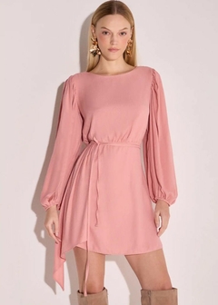 VESTIDO CREPE CURTO CASUAL FEMININO