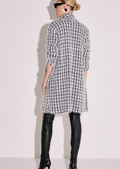CARDIGAN MAXI PULLOVER EM TRICO na internet