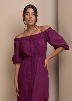 Vestido Linho Casual Feminino Comfy - comprar online