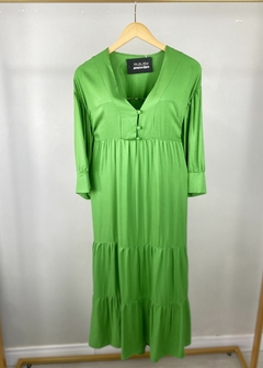 VESTIDO EM VISCOSE MIDI - comprar online