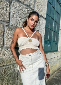 TOP FIO DETALHE FLOR - loja online