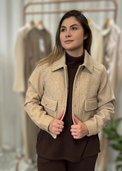 Casaco Lã Casual Feminino - comprar online