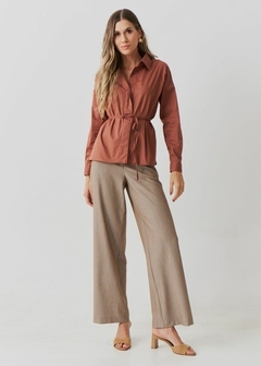 CAMISA ALFAIATARIA CASUAL FEMININA na internet