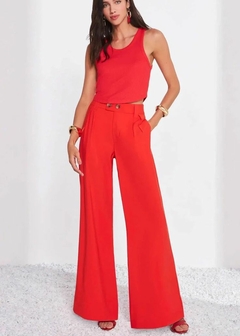 CALÇA SIBELE VISCOSE WIDE LEG na internet