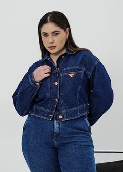 JAQUETA JEANS CASUAL FEMININA - Amsterdam Closet