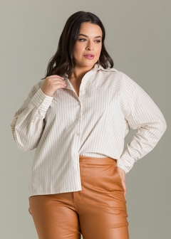 CAMISA ALGODÂO LISTRADA MANGA LONGA na internet