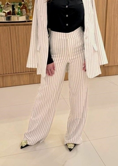 Imagem do CALÇA EM ALFAIATARIA PANTALONA RISCA DE GIZ FEMININO