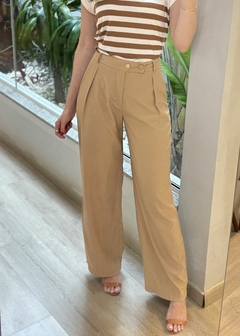 Calça algodão Alfaiataria Reta Casual - Amsterdam Closet