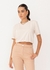 BLUSA EM MALHA FEMININA BEGE - comprar online