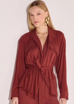 CAMISA AMPLA EM VISCOSE