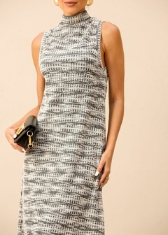 VESTIDO LONGUETE DE TWEED na internet