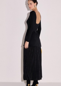 SAIA MAXI MIDI EM TECIDO PLISSADO - comprar online