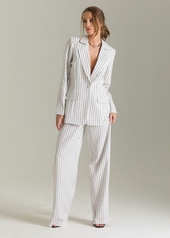 CALÇA EM ALFAIATARIA PANTALONA RISCA DE GIZ FEMININO - loja online