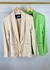 Blazer Linho Alfaiataria Solto Feminino - comprar online