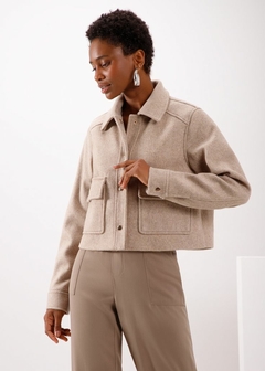 Casaco Lã Casual Feminino - Amsterdam Closet