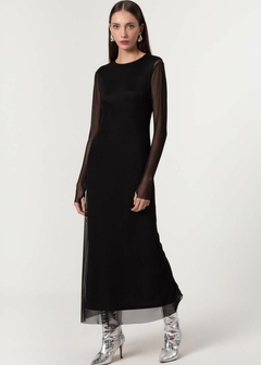 VESTIDO MIDI TULE