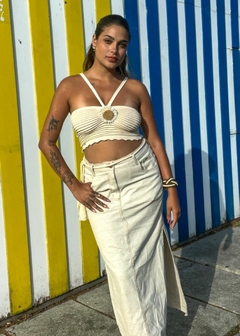 TOP FIO DETALHE FLOR