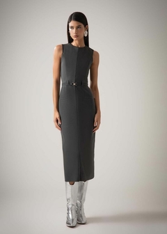 Vestido cotelê Sem Mangas Casual Feminino - comprar online