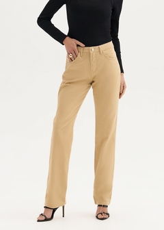 CALÇA JEANS RETA CASUAL FEMININA - Amsterdam Closet
