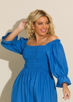Vestido Viscose Midi feminino comfy - Amsterdam Closet