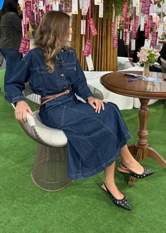 SAIA JEANS MIDI COM CINTO FEMININA - loja online
