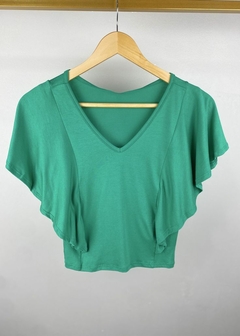 BLUSA MALHA COM BABADOS - comprar online