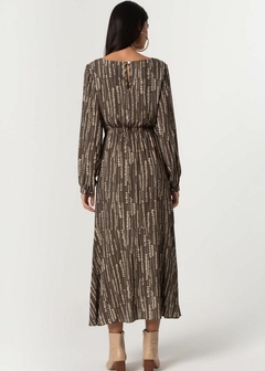 VESTIDO TECIDO MANGA LONGA - comprar online