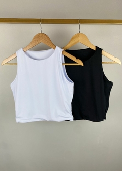 REGATA MALHA TOQUE AVELUDADO - comprar online