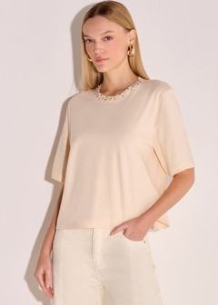 T-SHIRT EM MEIA MALHA - Amsterdam Closet