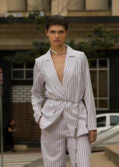 Imagem do CALÇA EM ALFAIATARIA PANTALONA RISCA DE GIZ FEMININO