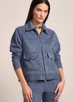 Jaqueta Suede Feminina Casual - loja online