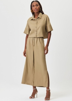 CAMISA BETINA CROPPED EM TECIDO - loja online