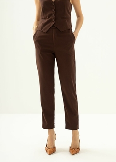 Calça Alfaiataria Celine Mom Feminina