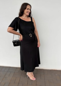 SAIA EM CREPE MIDI - Amsterdam Closet
