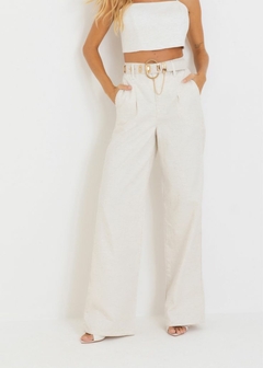 Calça Algodão Wide Leg Comfy Feminina