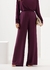 Calça Viscose Casual Wide Leg Feminina