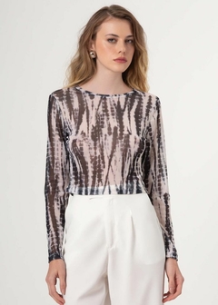 BLUSA TULE CASUAL FEMININA